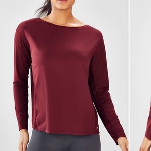 Fabletics Cinched Long-Sleeve Top